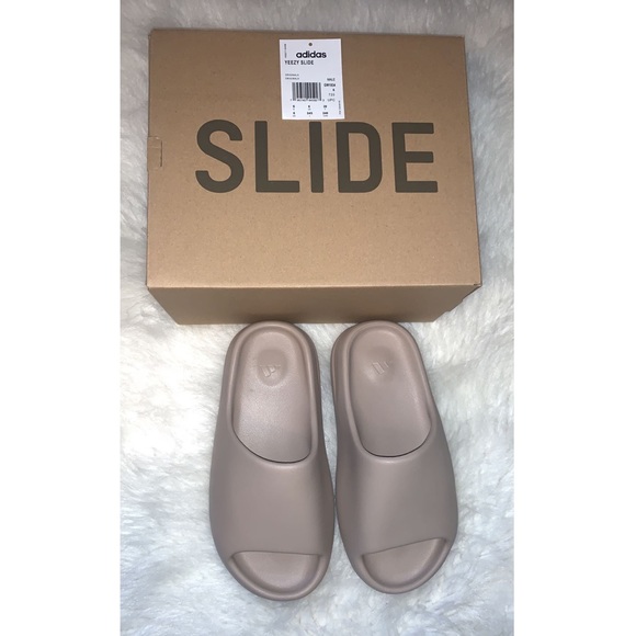 Yeezy Shoes - YEEZY SLIDE ADULTS “PURE”

Color: Beige 
Size: 6 (MENS) 7(WOMENS)